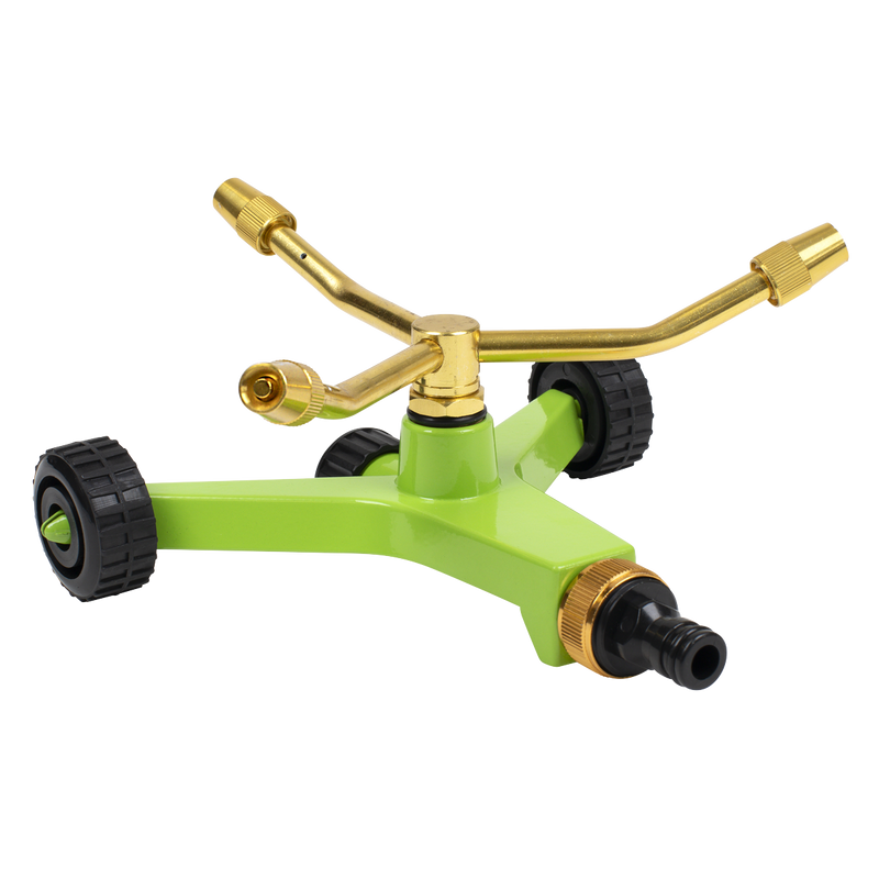 Sealey JS2032 3-Arm Brass Sprinkler with Metal Wheeled Base - additional view 6