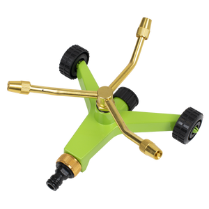 Sealey JS2032 3-Arm Brass Sprinkler with Metal Wheeled Base - additional view 7