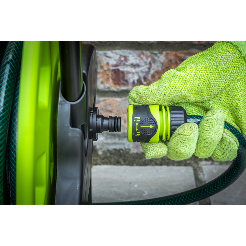 Sealey JS3051 Soft-Touch Hose Connector With Water Stop & Lock 1/2"-5/8" - additional view 9