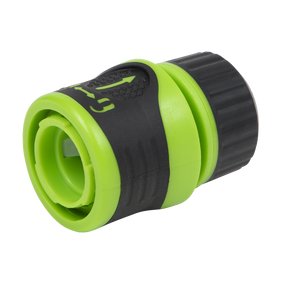 Sealey JS3051 Soft-Touch Hose Connector With Water Stop & Lock 1/2"-5/8"