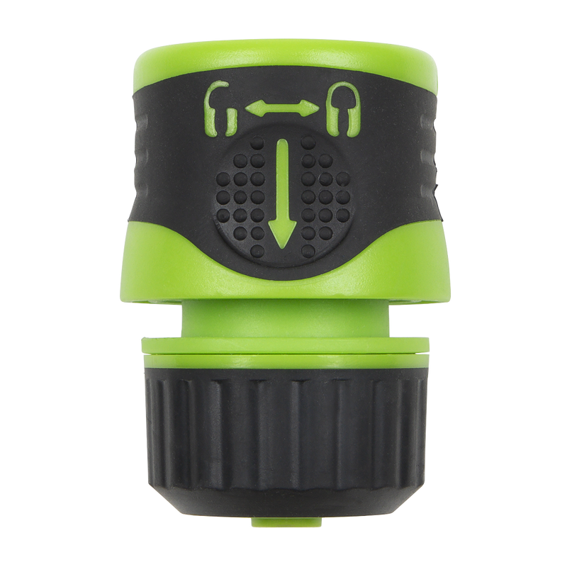 Sealey JS3051 Soft-Touch Hose Connector With Water Stop & Lock 1/2"-5/8" - additional view 5