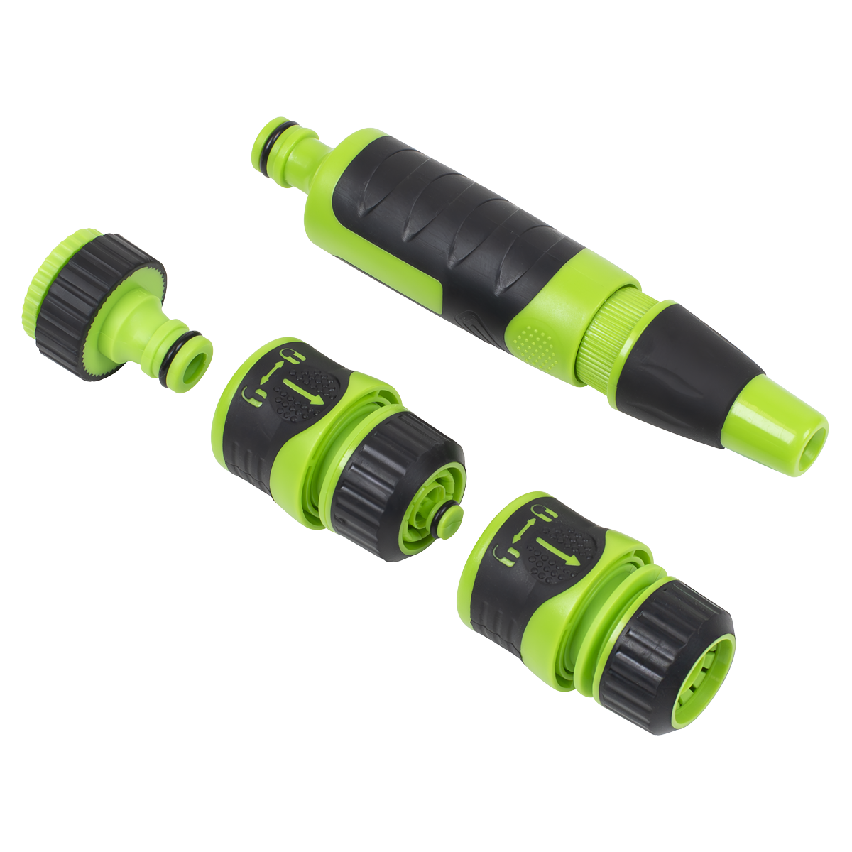 Sealey JS9611 Deluxe Soft-Touch Hose Nozzle & Connector Set 4pc - additional view 10