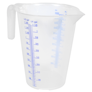Sealey JT5000 Translucent Measuring Jug 5L - additional view 3