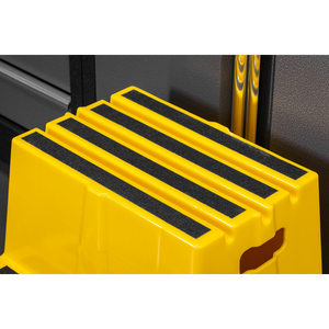 Sealey KS6 Heavy-Duty 2-Step Safety Steps with Anti-Slip Treads 150kg Capacity, Yellow - EN 14183 - additional view 13