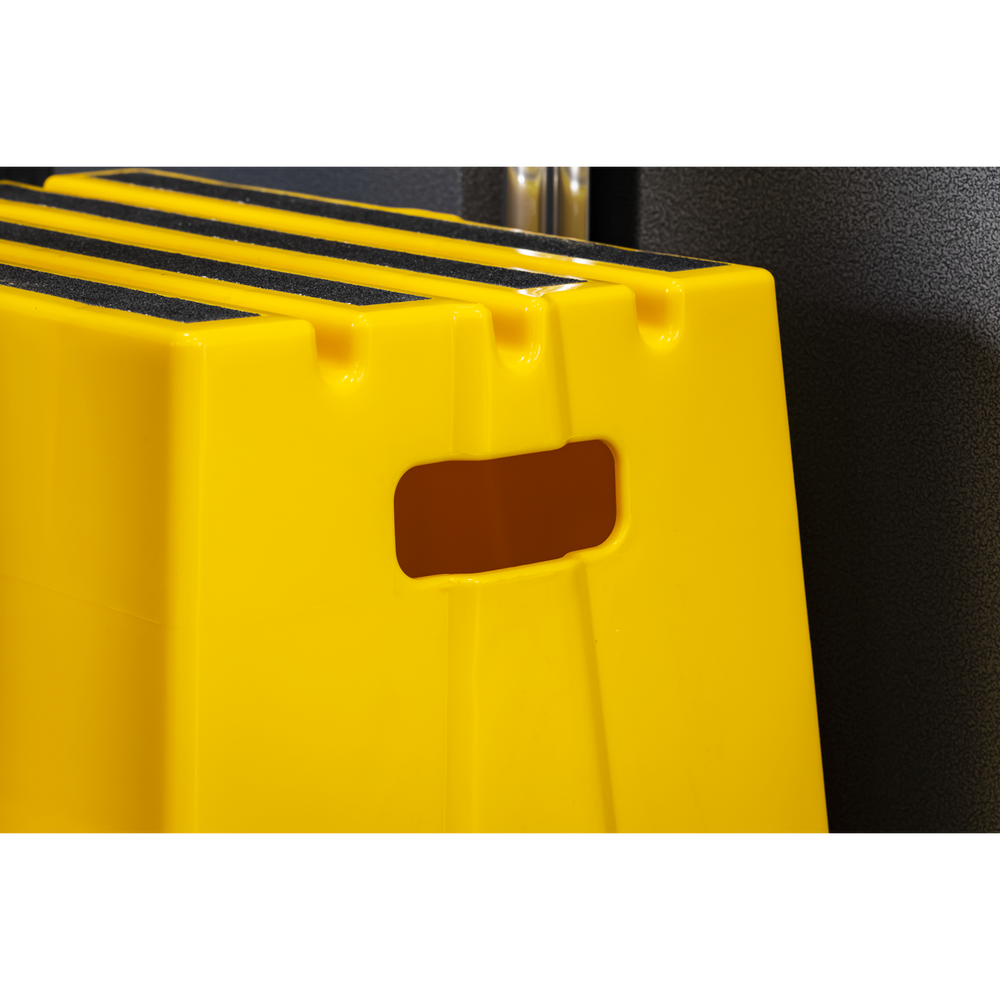 Sealey KS6 Heavy-Duty 2-Step Safety Steps with Anti-Slip Treads 150kg Capacity, Yellow - EN 14183 - additional view 12