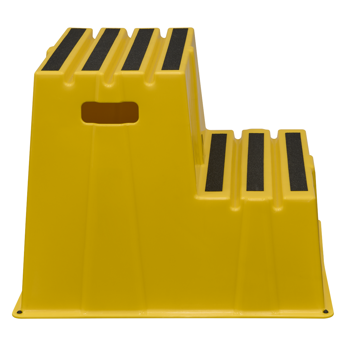Sealey KS6 Heavy-Duty 2-Step Safety Steps with Anti-Slip Treads 150kg Capacity, Yellow - EN 14183 - additional view 4