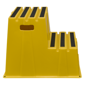 Sealey KS6 Heavy-Duty 2-Step Safety Steps with Anti-Slip Treads 150kg Capacity, Yellow - EN 14183 - additional view 4