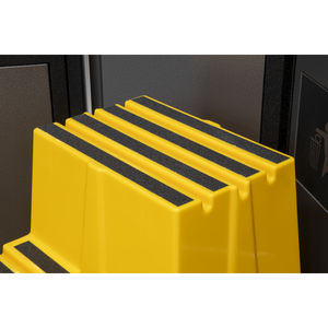 Sealey KS7 Heavy-Duty 3-Step Safety Steps with Anti-Slip Treads 150kg Capacity, Yellow - EN 14183 - additional view 10