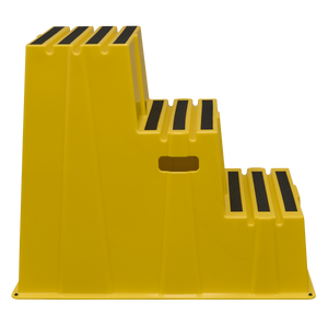 Sealey KS7 Heavy-Duty 3-Step Safety Steps with Anti-Slip Treads 150kg Capacity, Yellow - EN 14183 - additional view 14