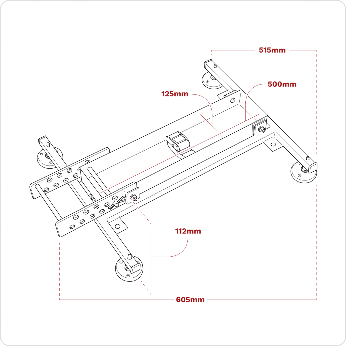 Sealey LAD001 Ladder Stabiliser - additional view 4