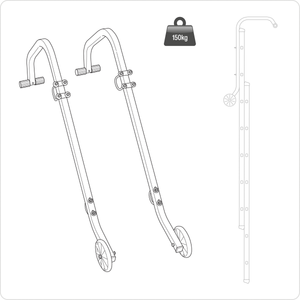 Sealey LAD003 Ladder Roof Hooks - additional view 7