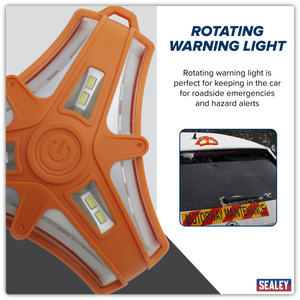 Sealey LED040 Rotating Warning Emergency Light 12 SMD & 6 SMD LED - additional view 7