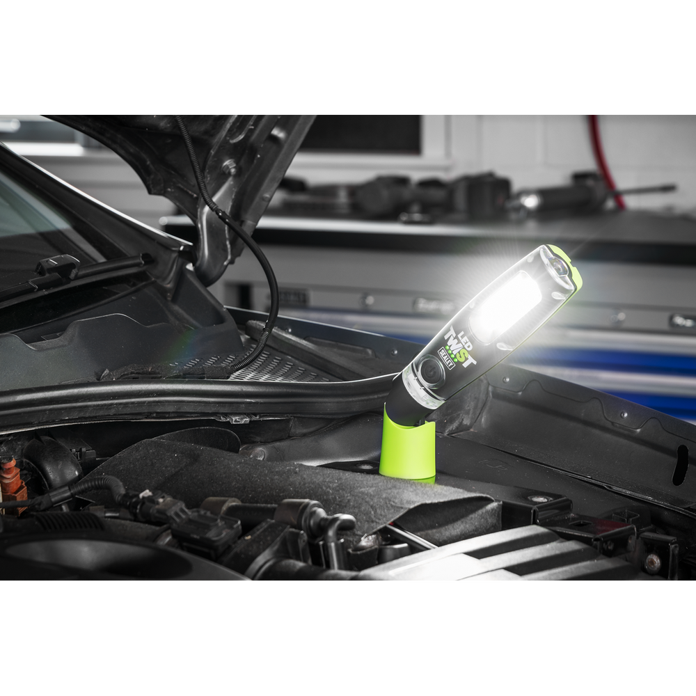 Sealey LED1001G LED Twist® Rechargeable Inspection Light 8W COB & 1W SMD - additional view 6