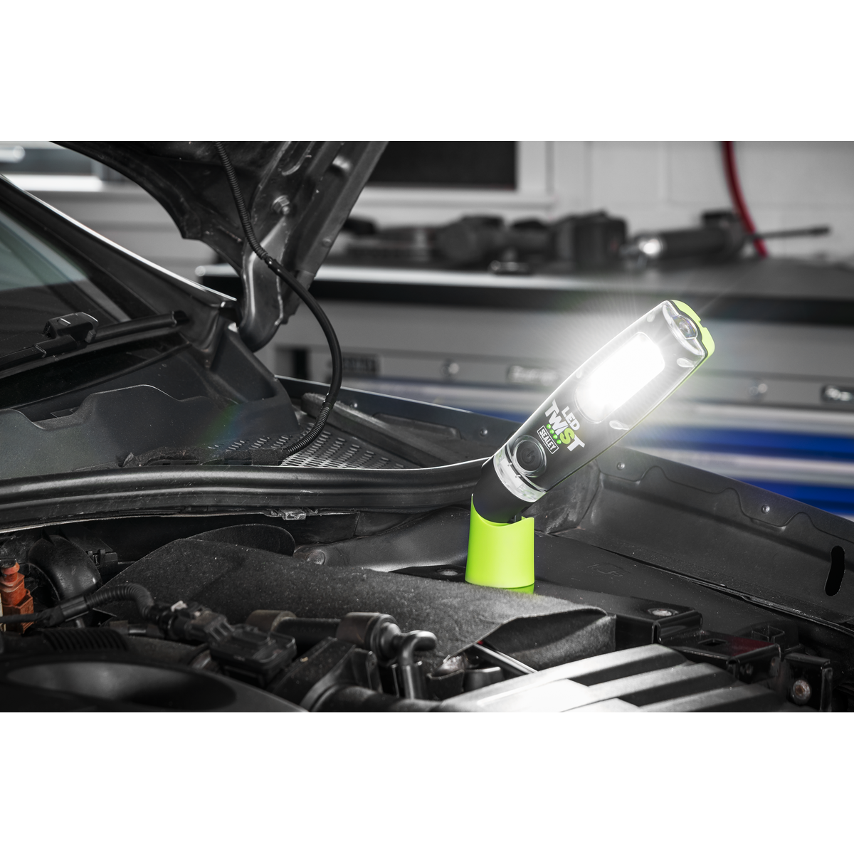 Sealey LED1001G LED Twist® Rechargeable Inspection Light 8W COB & 1W SMD - additional view 6