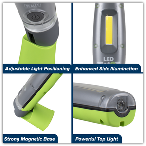 Sealey LED1001G LED Twist® Rechargeable Inspection Light 8W COB & 1W SMD - additional view 10