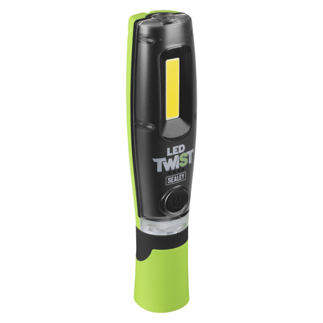 Sealey LED1001GDB LED Twist® Rechargeable Inspection Light, Green - Box of 12