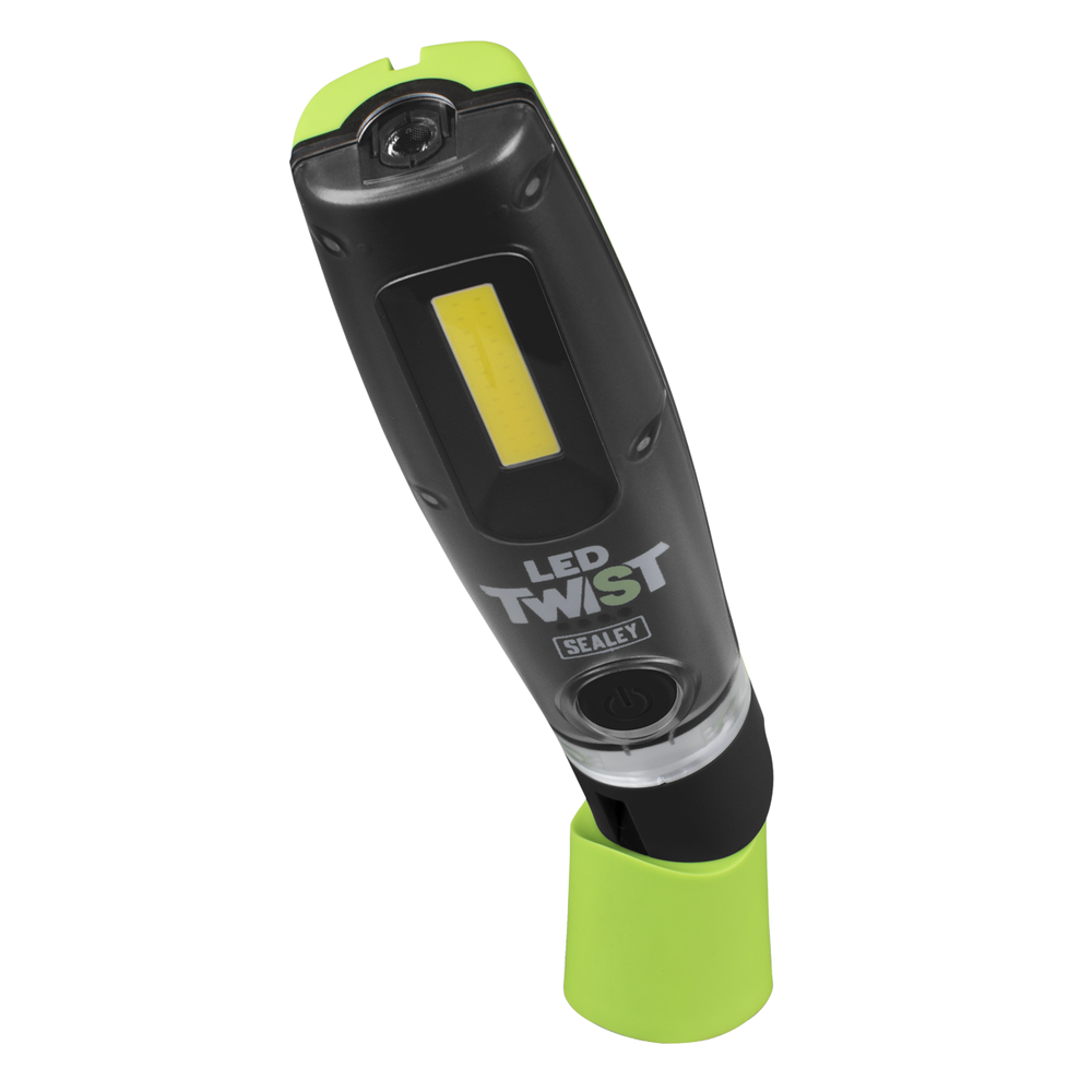 Sealey LED1001GDB LED Twist® Rechargeable Inspection Light, Green - Box of 12 - additional view 2