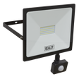 Sealey LED113PIR Extra-Slim Floodlight with PIR Sensor 50W SMD LED