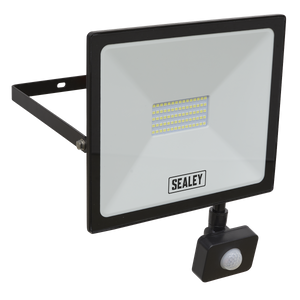 Sealey LED113PIR Extra-Slim Floodlight with PIR Sensor 50W SMD LED