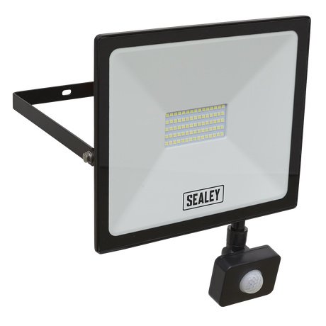 Sealey LED113PIR Extra-Slim Floodlight with PIR Sensor 50W SMD LED