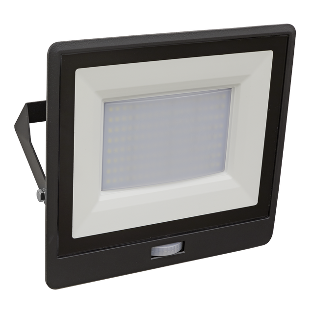 Sealey LED115PIR Extra-Slim Floodlight with PIR Sensor 100W SMD LED