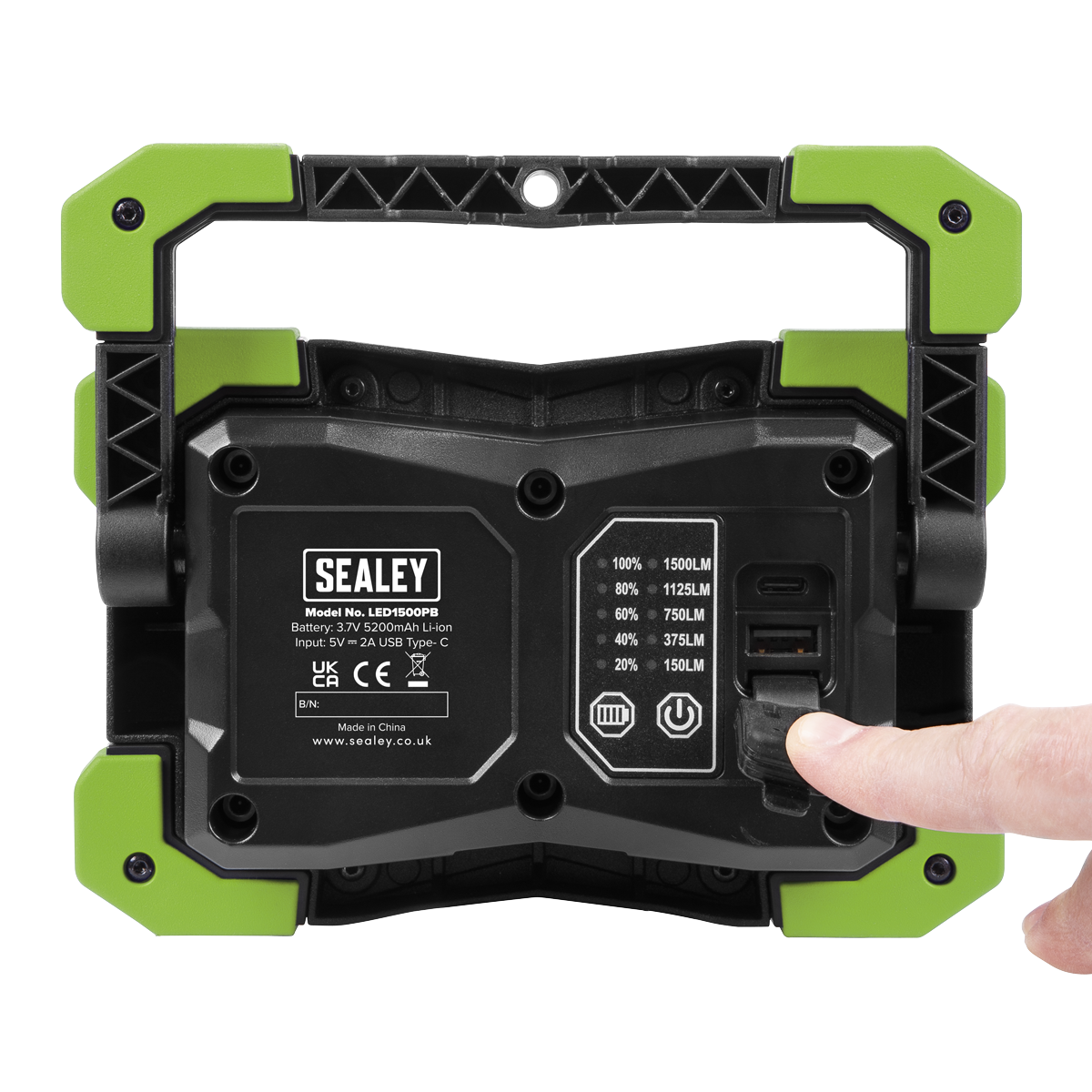 Sealey LED1500PB Portable Floodlight & Power Bank 15W COB LED - additional view 3