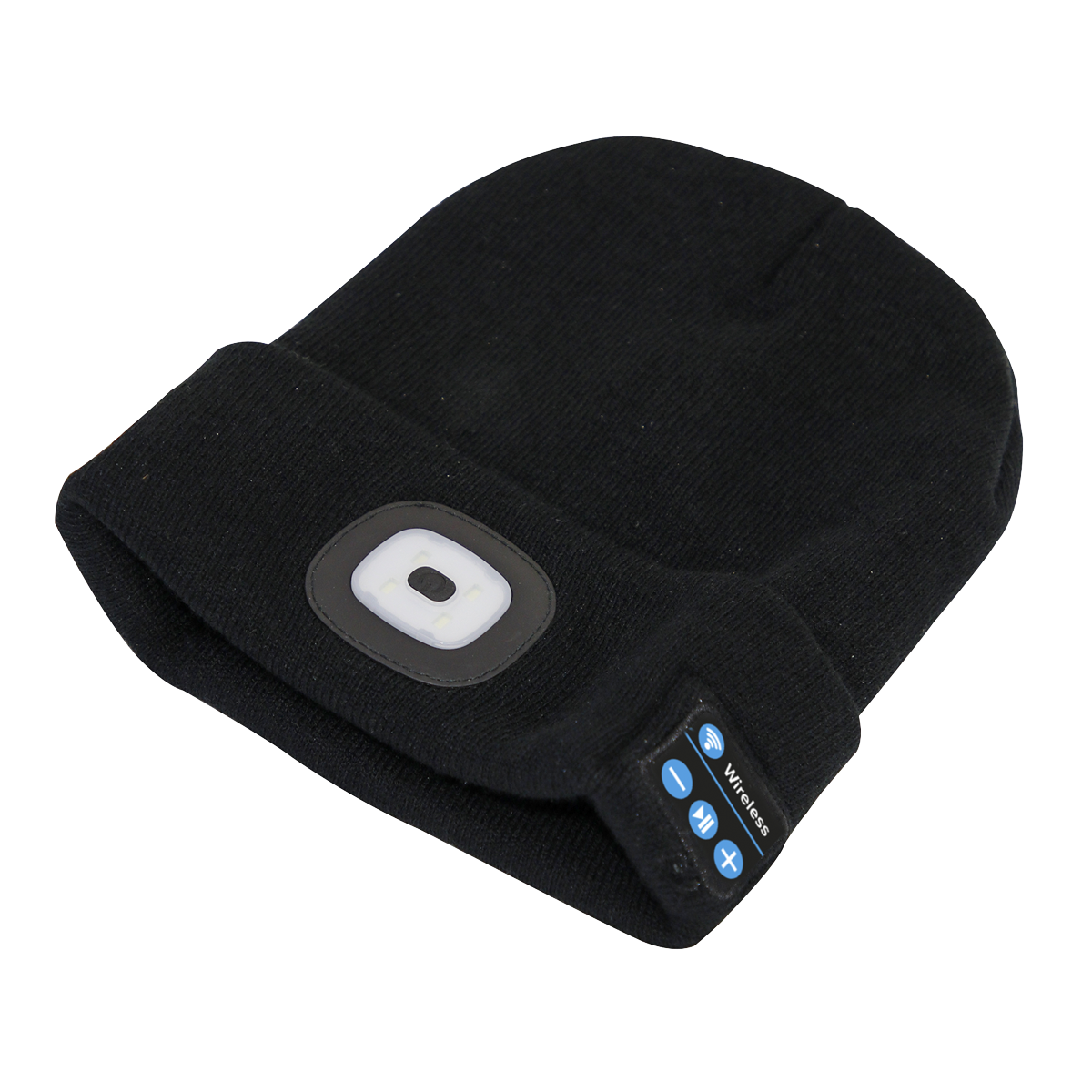 Sealey LED185W Rechargeable USB Beanie Hat with Wireless Headphones 1W SMD LED - additional view 3