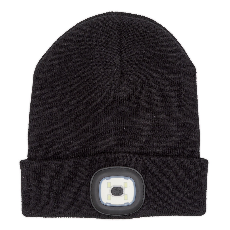 Sealey LED185 Rechargeable USB Beanie Hat 1W SMD LED - additional view 3