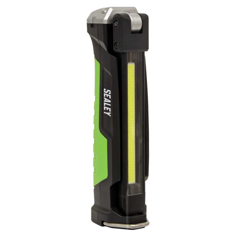 Sealey LED186 Rechargeable Slim Folding Inspection Light 6W COB LED & 1W SMD LED Lithium-ion - additional view 2