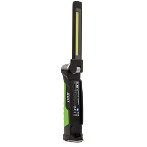Sealey LED186 Rechargeable Slim Folding Inspection Light 6W COB LED & 1W SMD LED Lithium-ion