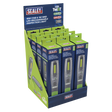 Sealey LED2001GDB LED Twist® Rechargeable Inspection Light 16W COB & 1W SMD LED, Green - Display Box of 12