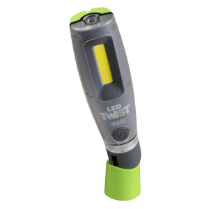 Sealey LED2001GDB LED Twist® Rechargeable Inspection Light 16W COB & 1W SMD LED, Green - Display Box of - additional view 4