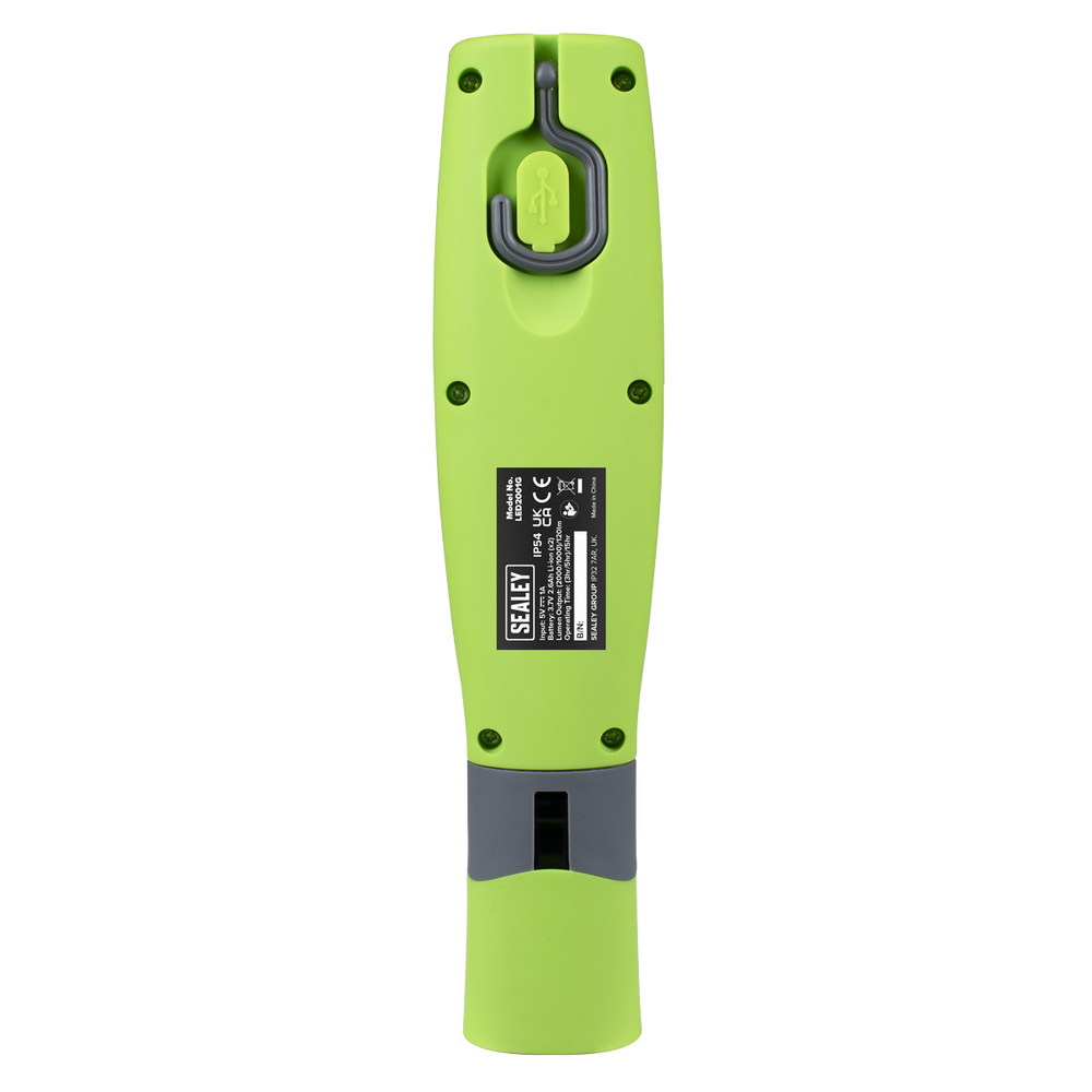 Sealey LED2001GDB LED Twist® Rechargeable Inspection Light 16W COB & 1W SMD LED, Green - Display Box of - additional view 8