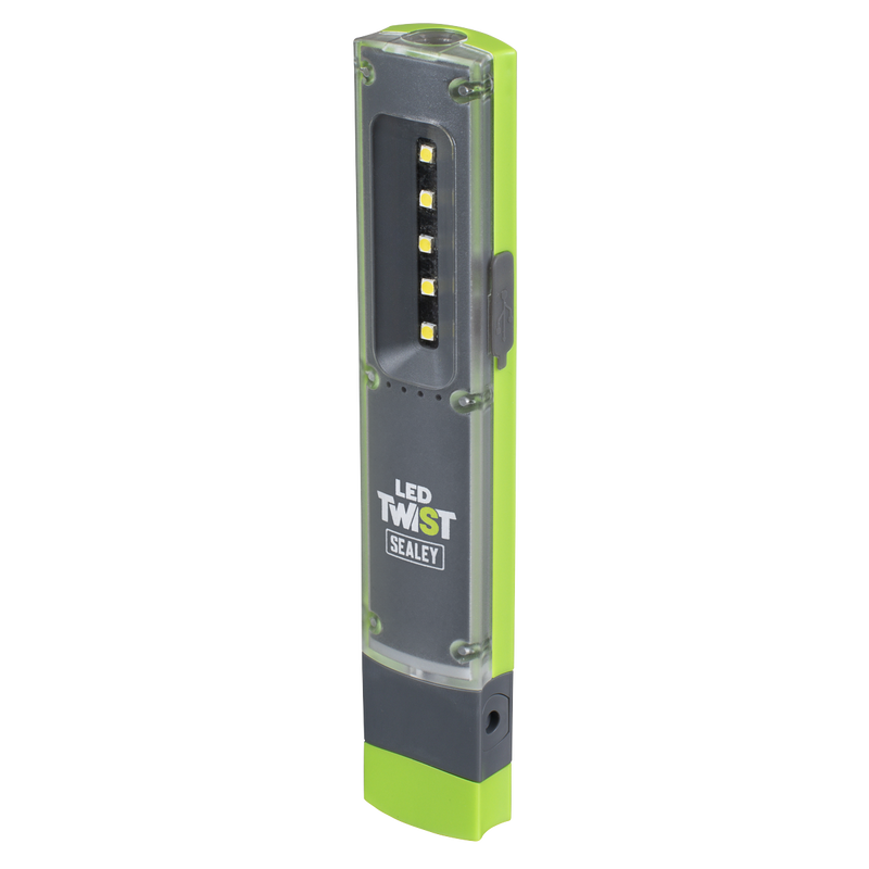 Sealey LED201G LED Twist® Rechargeable Inspection Light 1W & 1W SMD - additional view 6