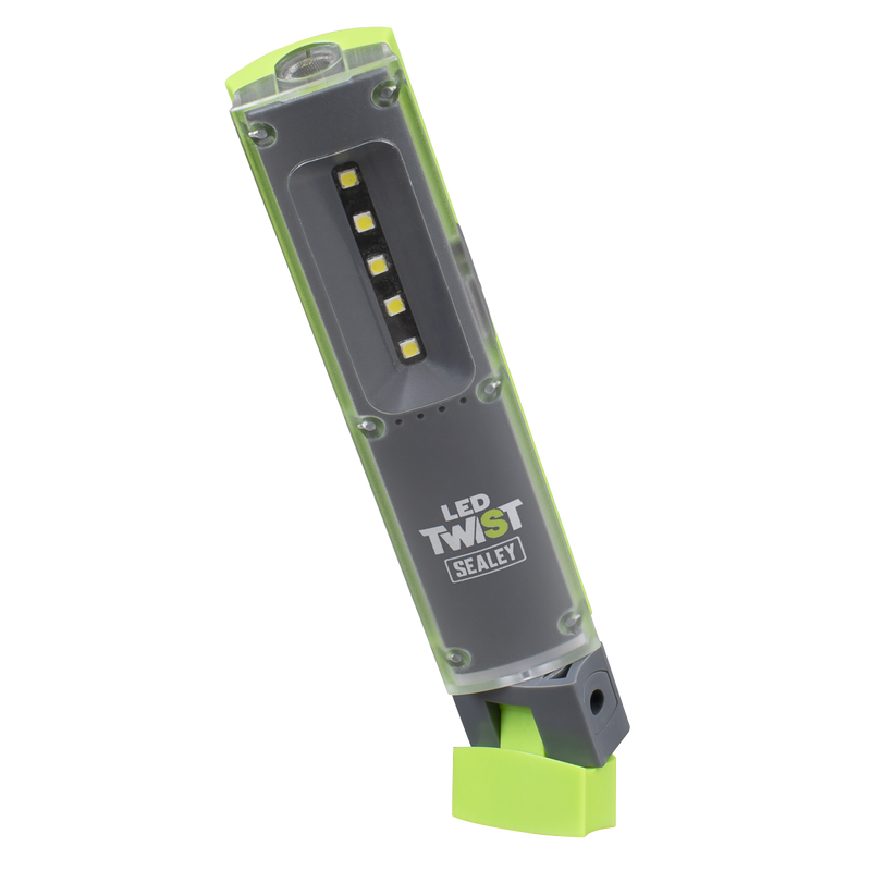 Sealey LED201G LED Twist® Rechargeable Inspection Light 1W & 1W SMD - additional view 7
