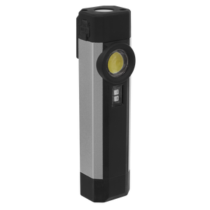 Sealey LED220UV Rechargeable Aluminium Pocket Light with UV 3W COB & 1W SMD LED