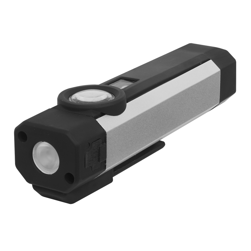 Sealey LED220UV Rechargeable Aluminium Pocket Light with UV 3W COB & 1W SMD LED - additional view 3