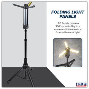 Sealey LED240 Rechargeable Flexible Floodlight with Tripod 24W COB LED & 5W SMD LED - additional view 19
