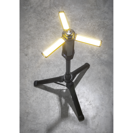 Sealey LED240 Rechargeable Flexible Floodlight with Tripod 24W COB LED & 5W SMD LED - additional view 2