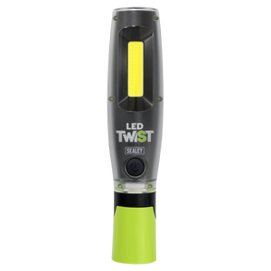 Sealey LED3001G Rechargeable LED Twist® Inspection Light 20W COB + 3W SMD, 3000lm, Magnetic Base & Power - additional view 4