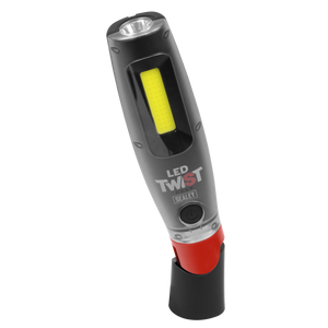 Sealey LED3001 Rechargeable LED Twist® Inspection Light 20W COB & 3W SMD, 3000lm, Magnetic Base & Power - additional view 6