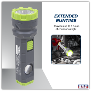 Sealey LED302 Dual Mode Hand Torch 3W & 2W COB LED - additional view 3