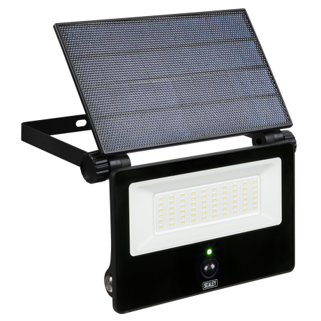 Sealey LED30S Extra-Slim Solar Floodlight with Wall Bracket 30W SMD LED