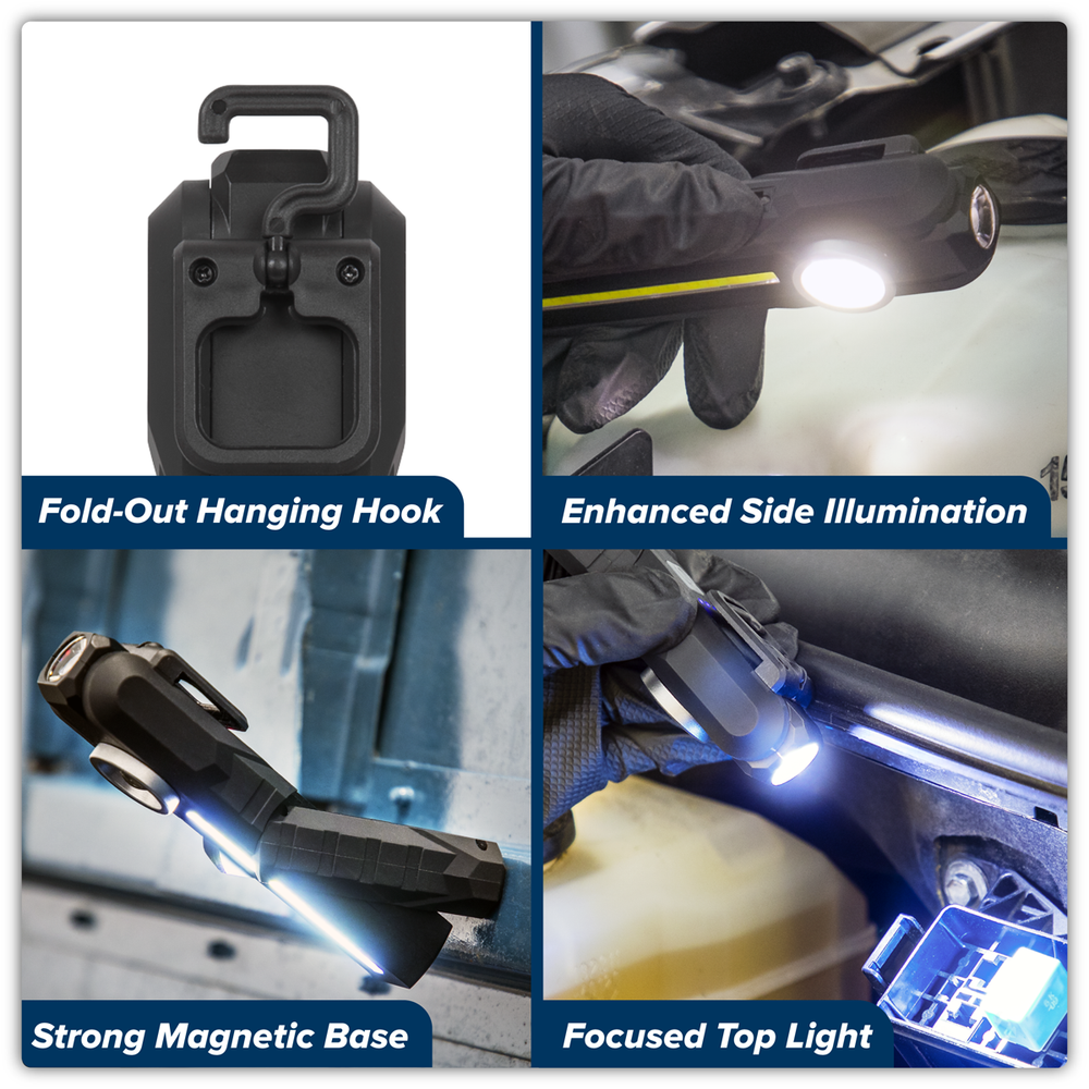 Sealey LED316 Rechargeable 3-in-1 Inspection Light 5W COB & 3W SMD LED - additional view 12