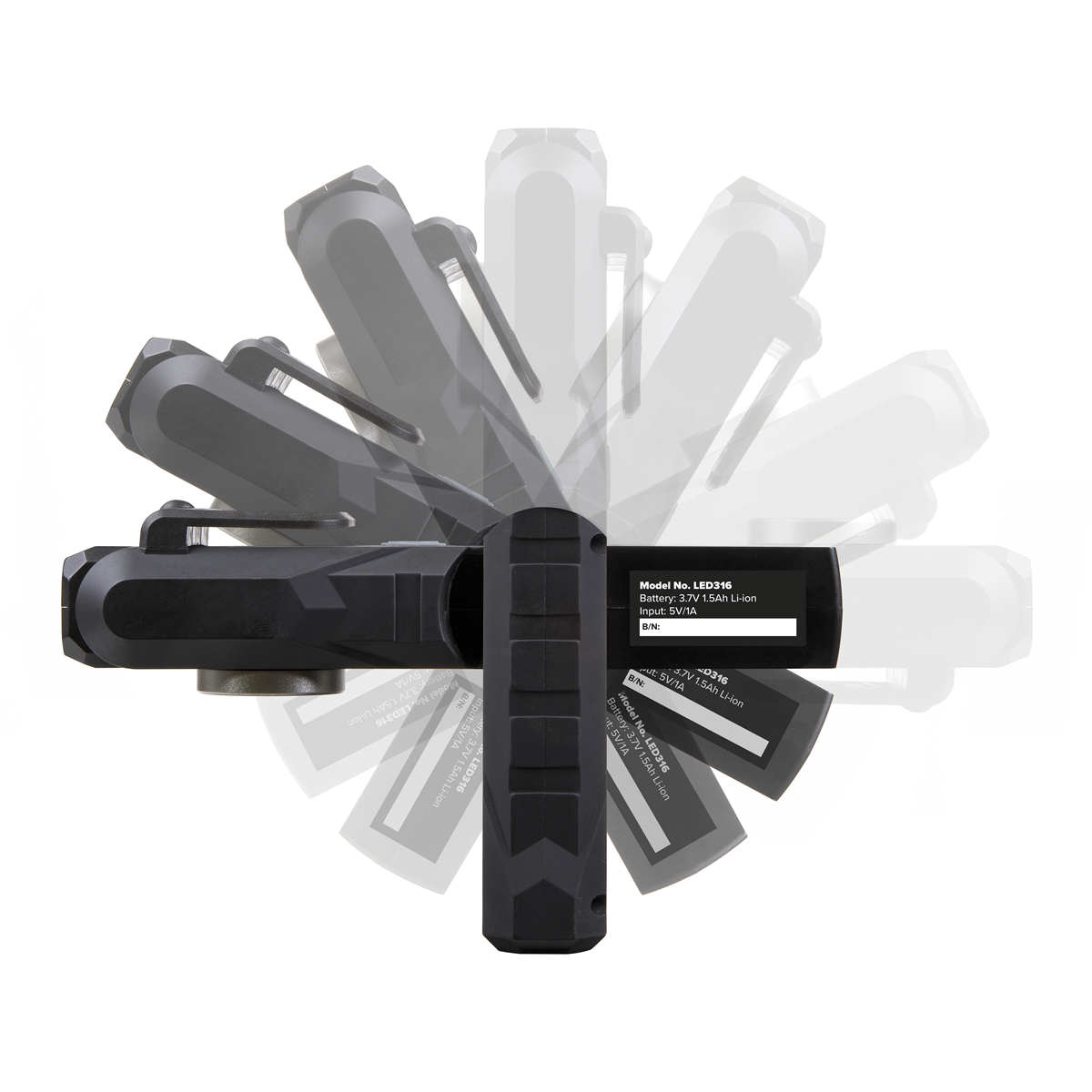 Sealey LED316 Rechargeable 3-in-1 Inspection Light 5W COB & 3W SMD LED - additional view 5