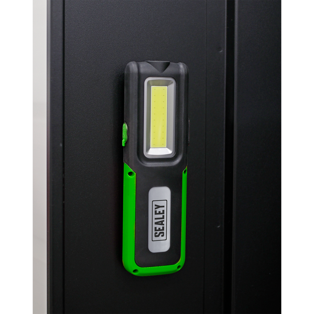 Sealey LED318G Rechargeable Inspection Light with Power Bank 5W COB & 3W SMD LED - Green - additional view 10