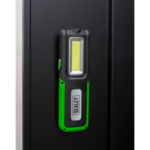 Sealey LED318G Rechargeable Inspection Light with Power Bank 5W COB & 3W SMD LED - Green - additional view 10