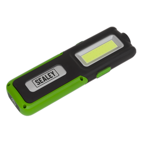 Sealey LED318G Rechargeable Inspection Light with Power Bank 5W COB & 3W SMD LED - Green