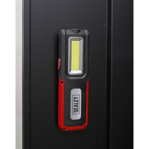 Sealey LED318R Rechargeable Inspection Light with Power Bank 5W COB & 3W SMD LED - Red - additional view 11