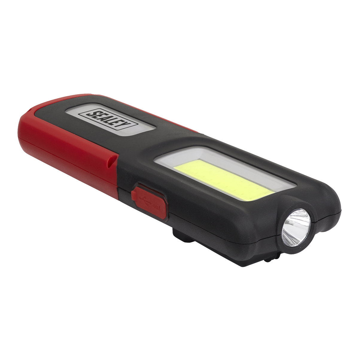 Sealey LED318R Rechargeable Inspection Light with Power Bank 5W COB & 3W SMD LED - Red - additional view 5